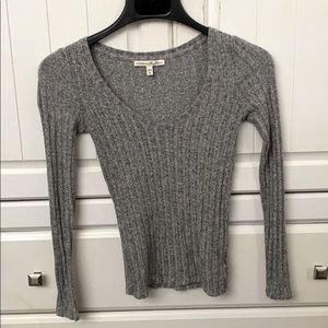 Express Tight Gray Sweater